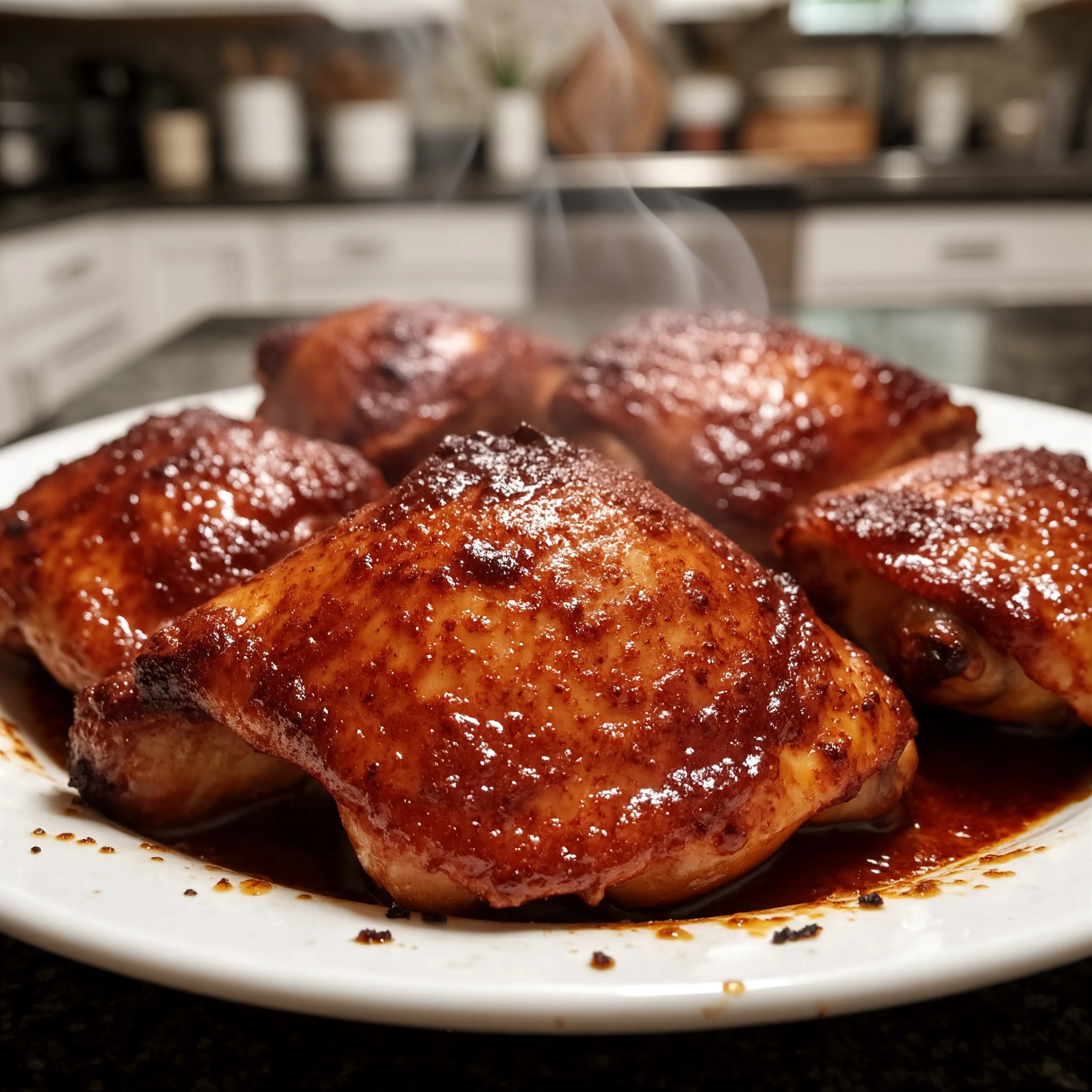 BBQ Baked Chicken Thighs