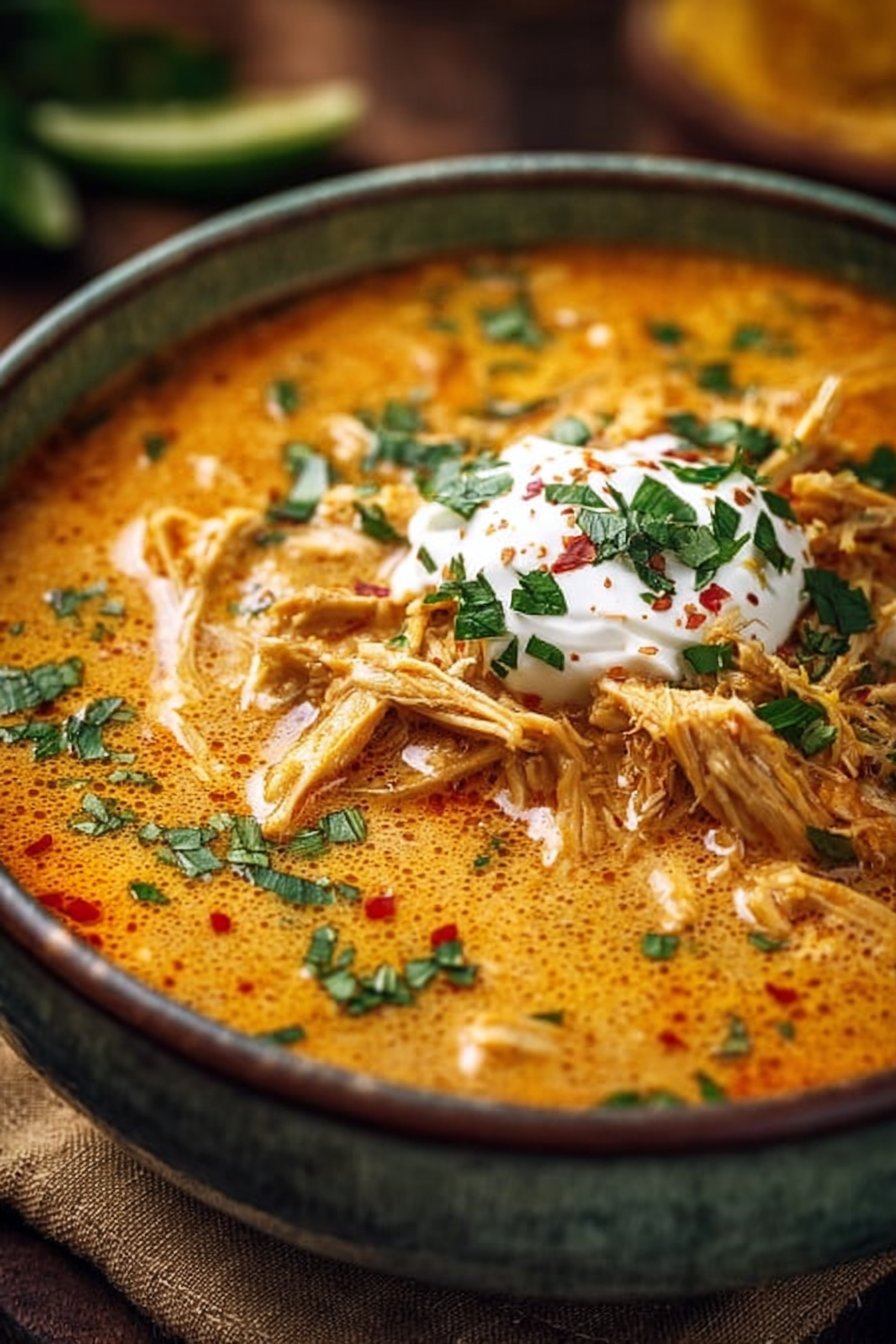 Creamy Chicken Enchilada Soup