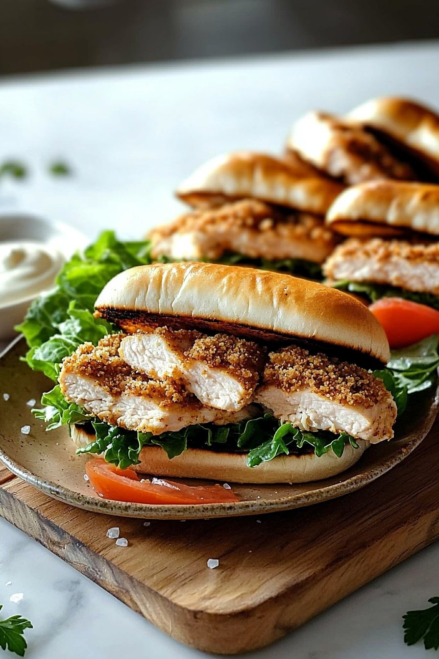 Easy Homemade Chicken Sandwich