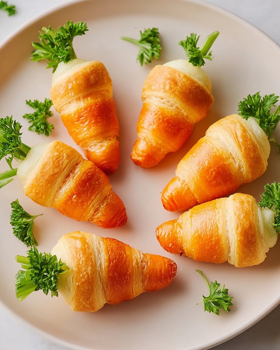 Cute Crescent Roll Carrots