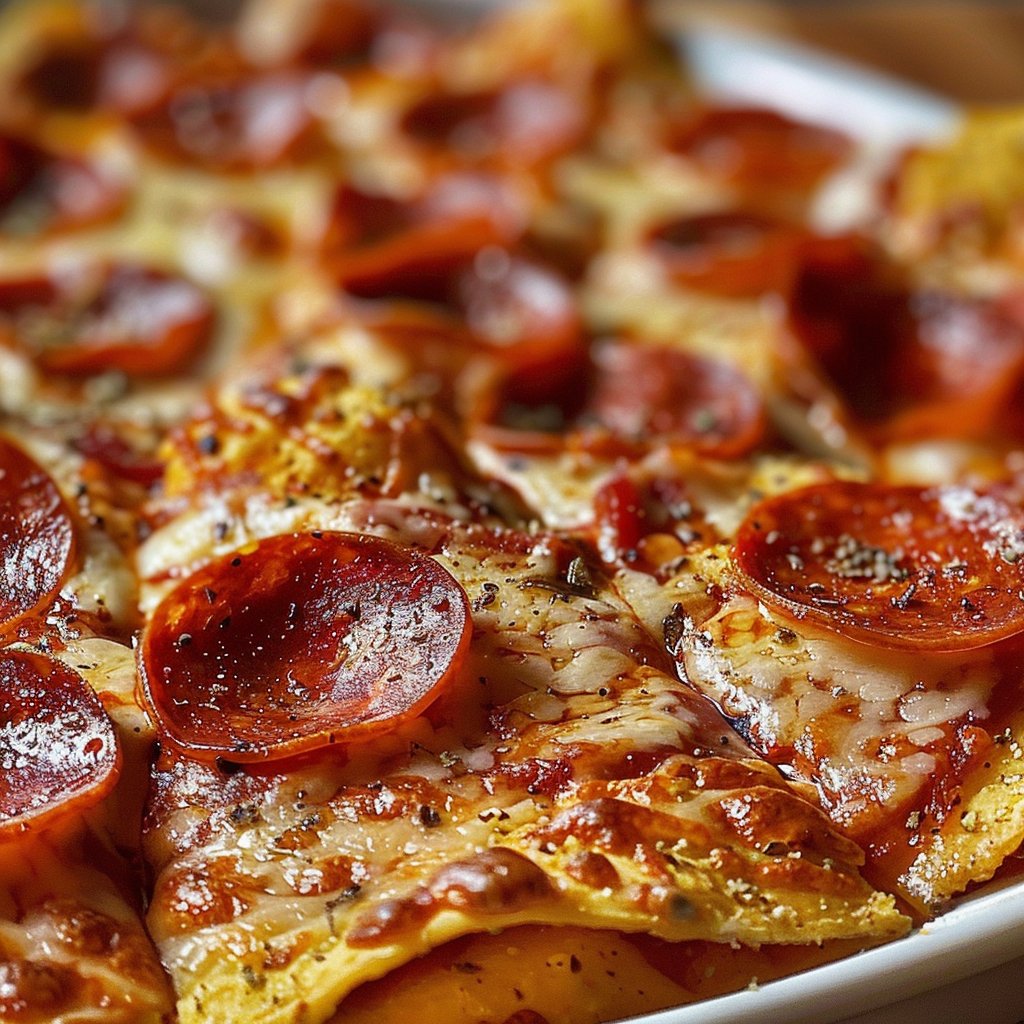 Pizza Chips Pepperoni Crispy Cheesy