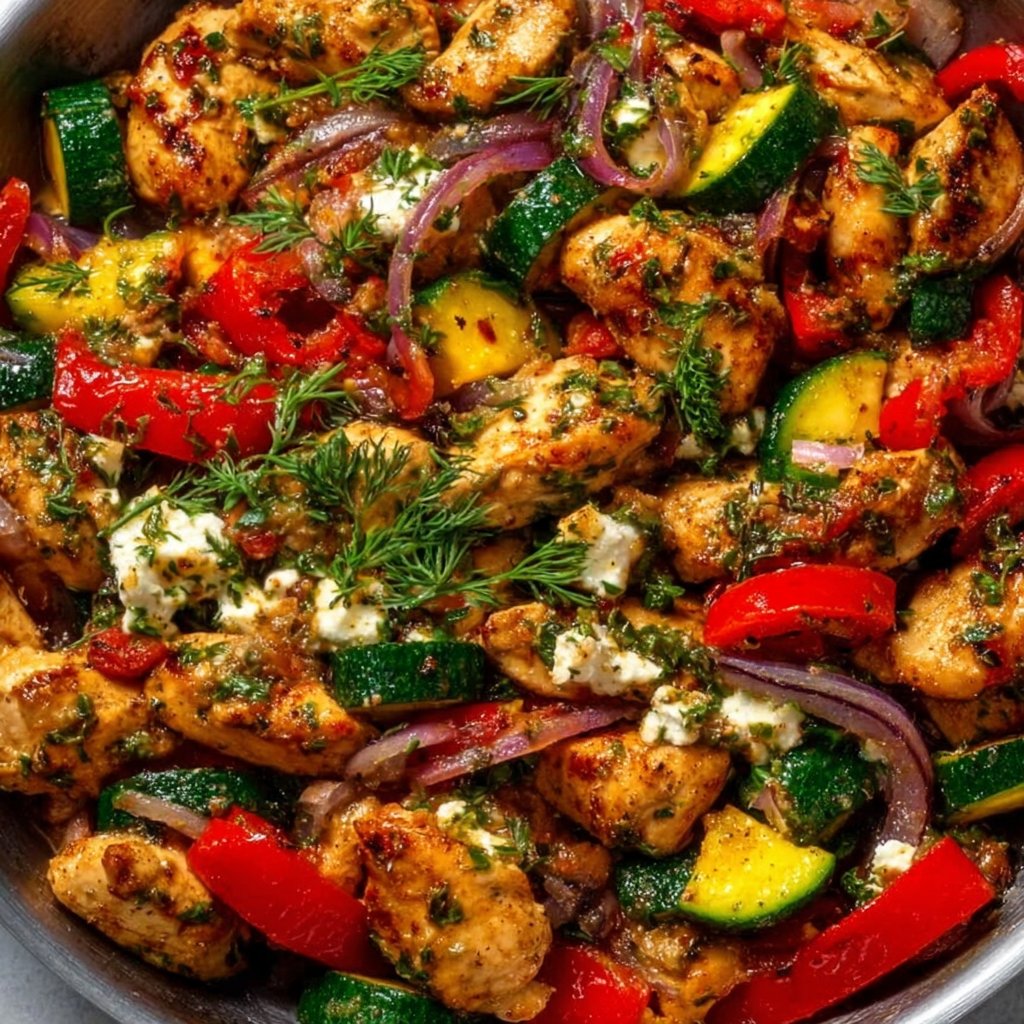 Mediterranean Chicken Stir Fry Recipe