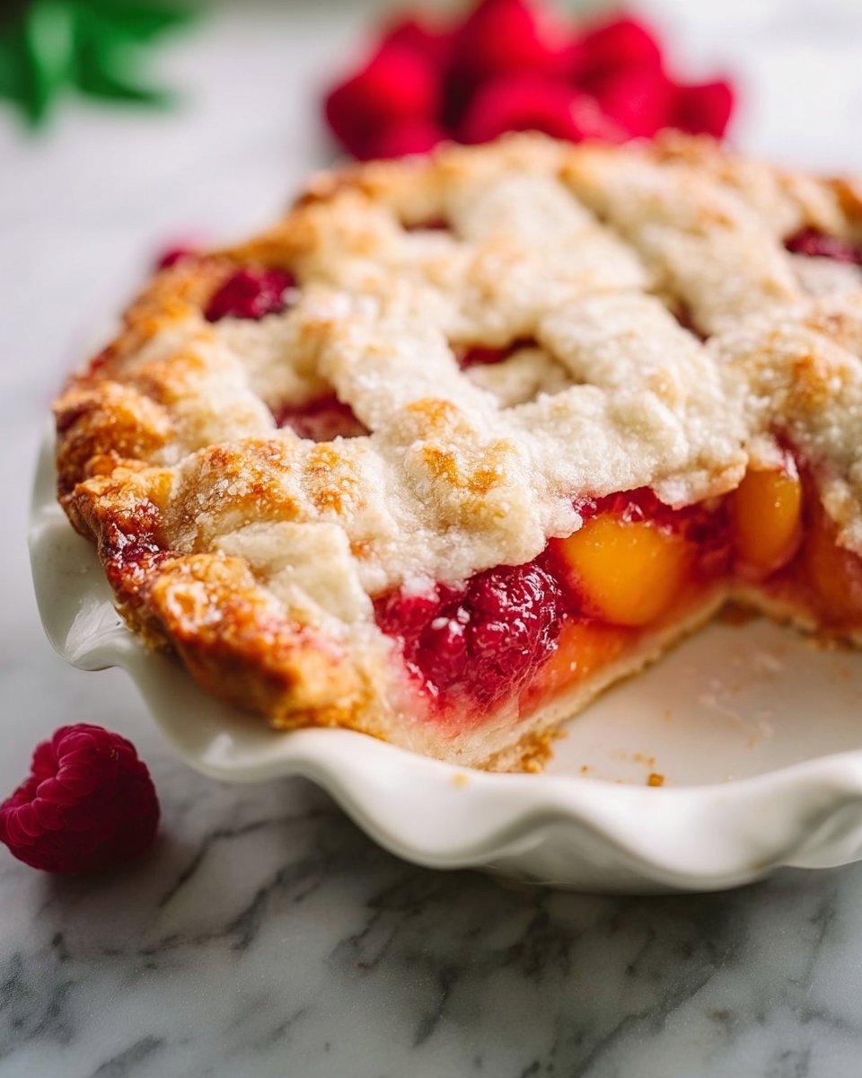 Peach Raspberry Pie