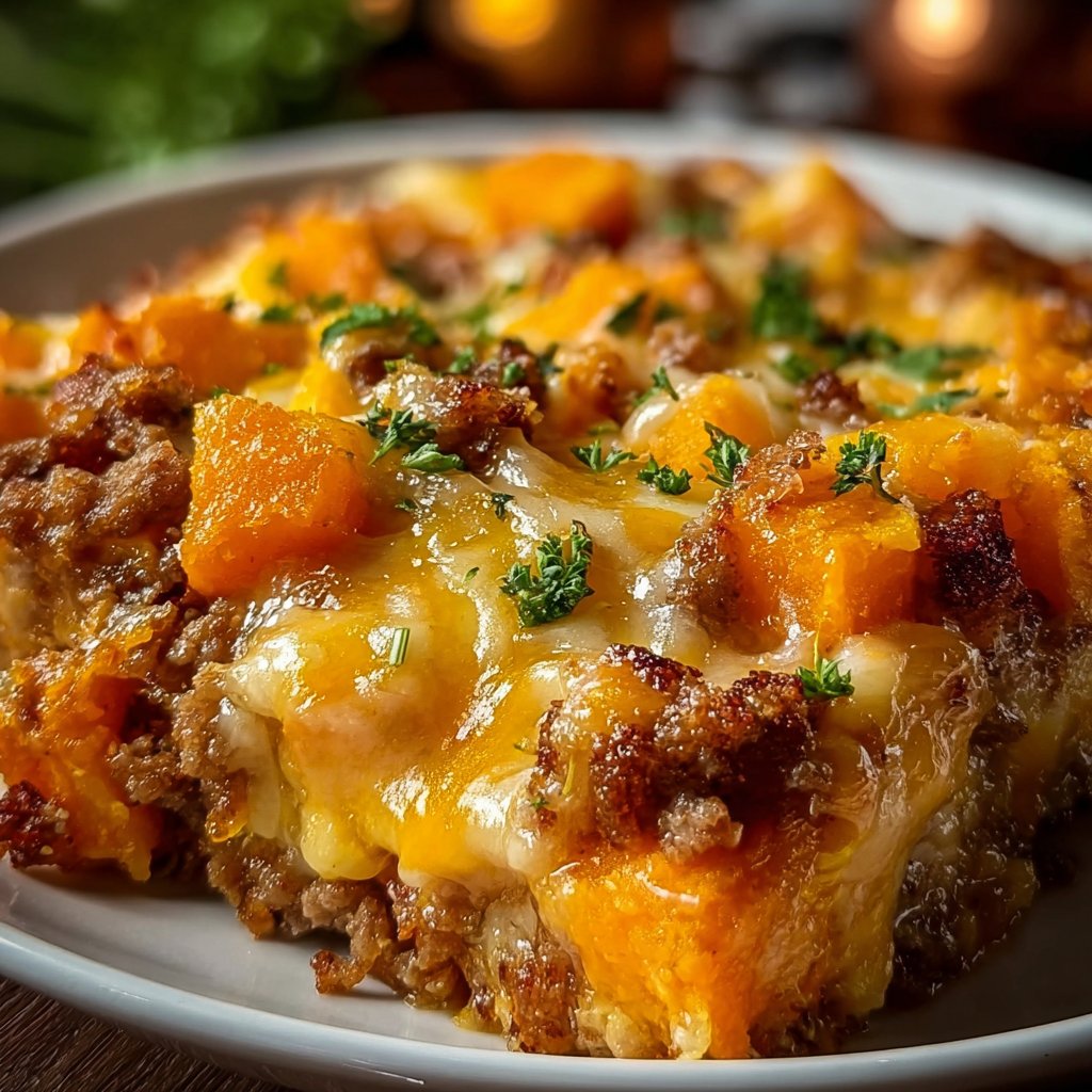 Ground Turkey Sweet Potato Casserole