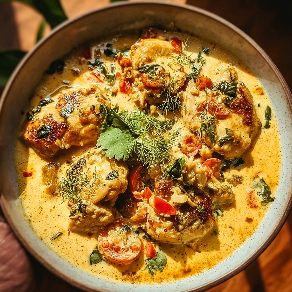 Creamy Coconut Milk Chicken