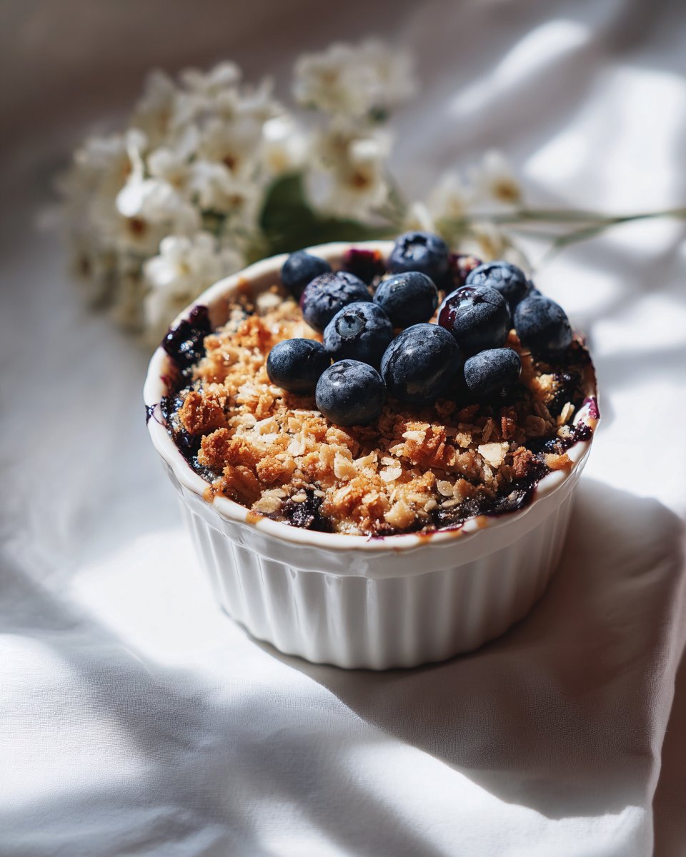 Easy Blueberry Crisp