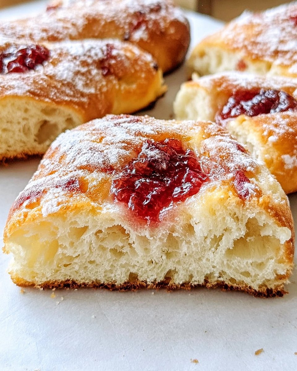 Homemade Jam Donut Focaccia: Sweet Bliss for Brunch Lovers