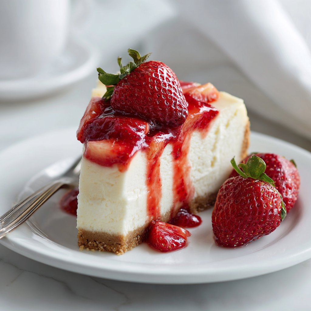 Strawberry Swirl Cheesecake Recipe