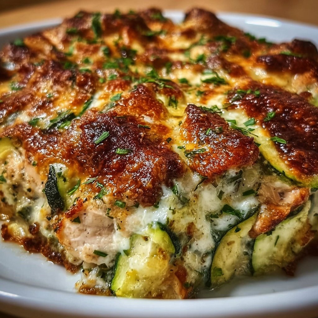 High Protein Chicken Zucchini Bake 7 High Protein Chicken Zucchini Bake