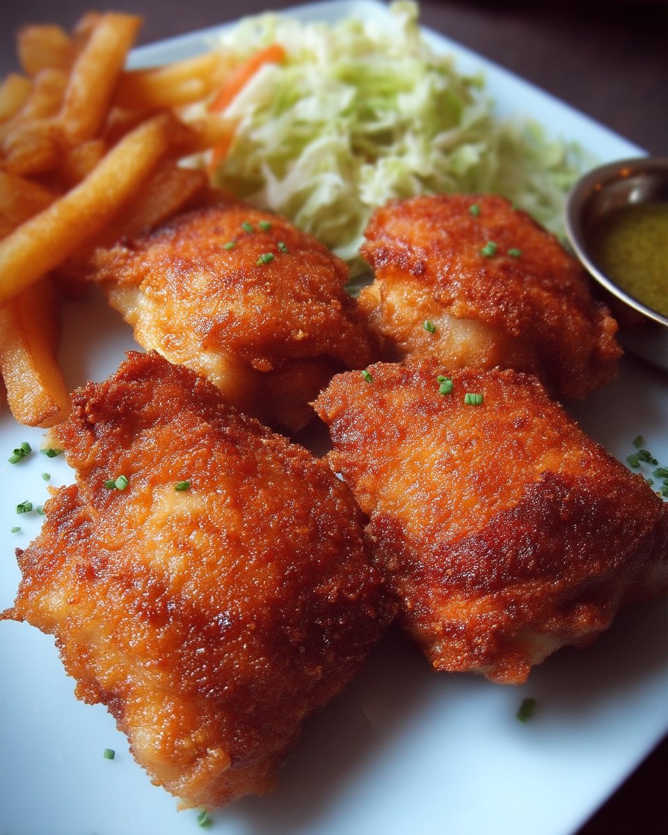 Hauts de cuisses de poulet croustillant