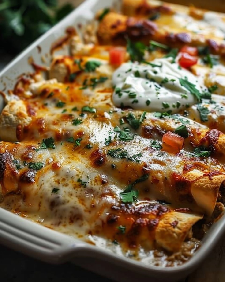 White Chicken Enchiladas