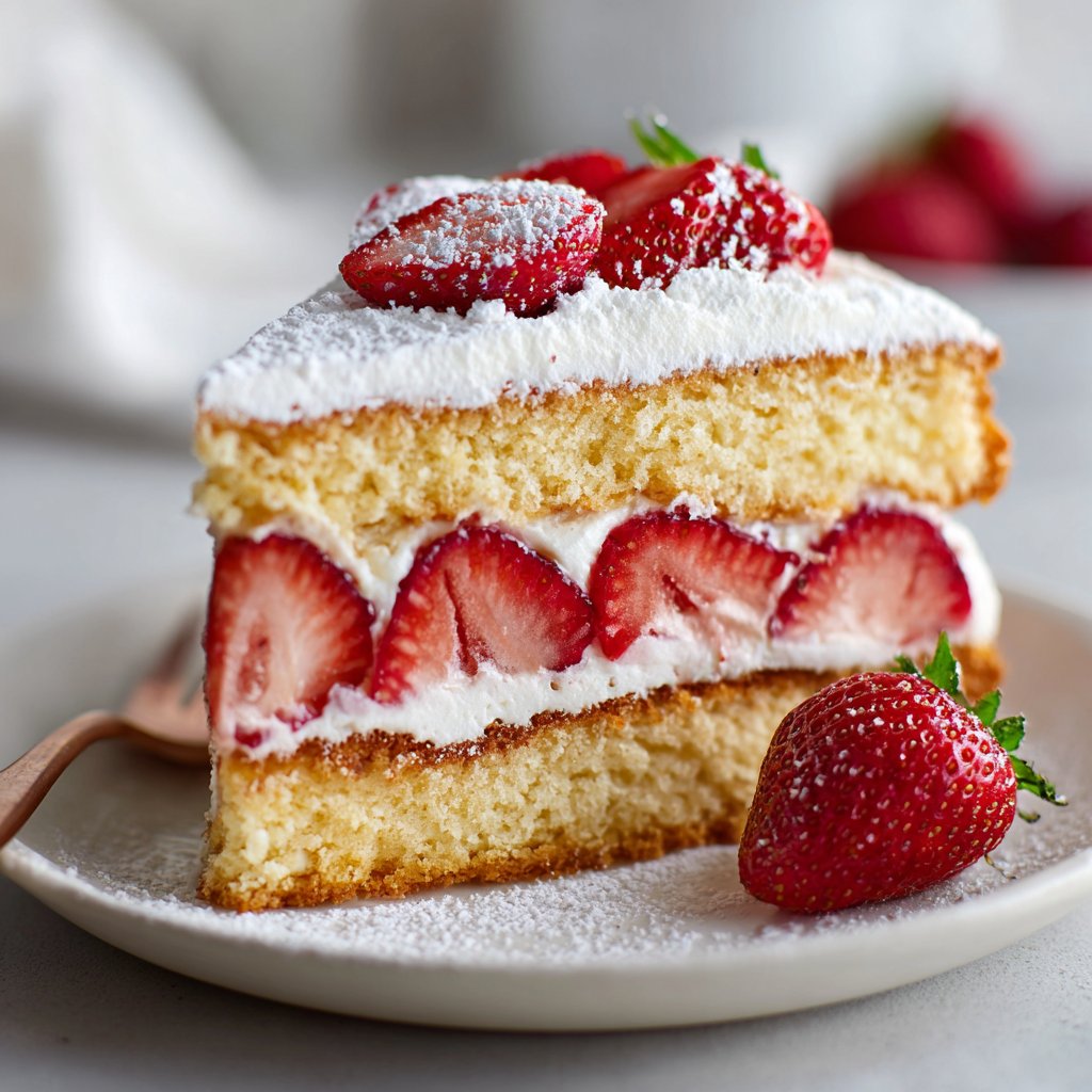 Strawberry Shortcake Cake