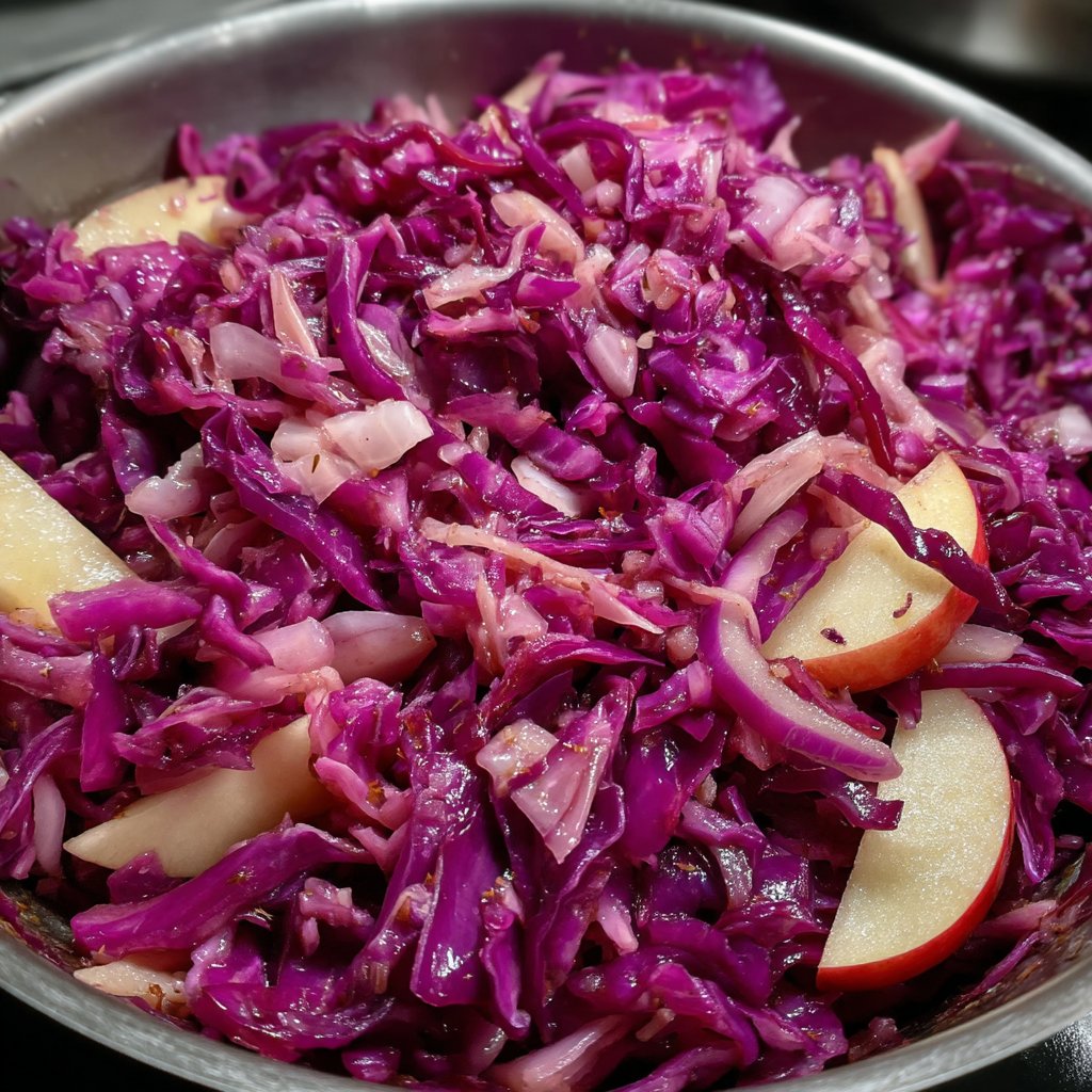 Sweet & Sour Red Cabbage (German Style)