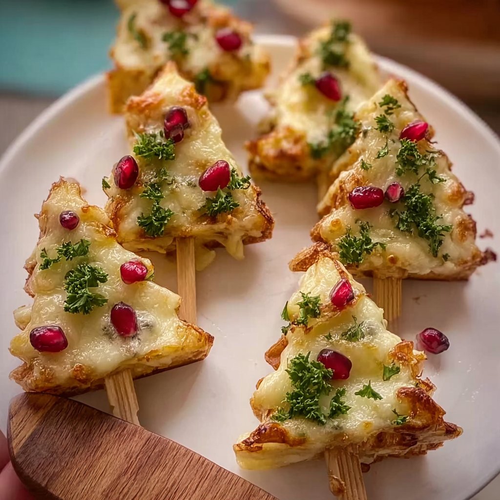Christmas Snacks Shaped Like Little Trees