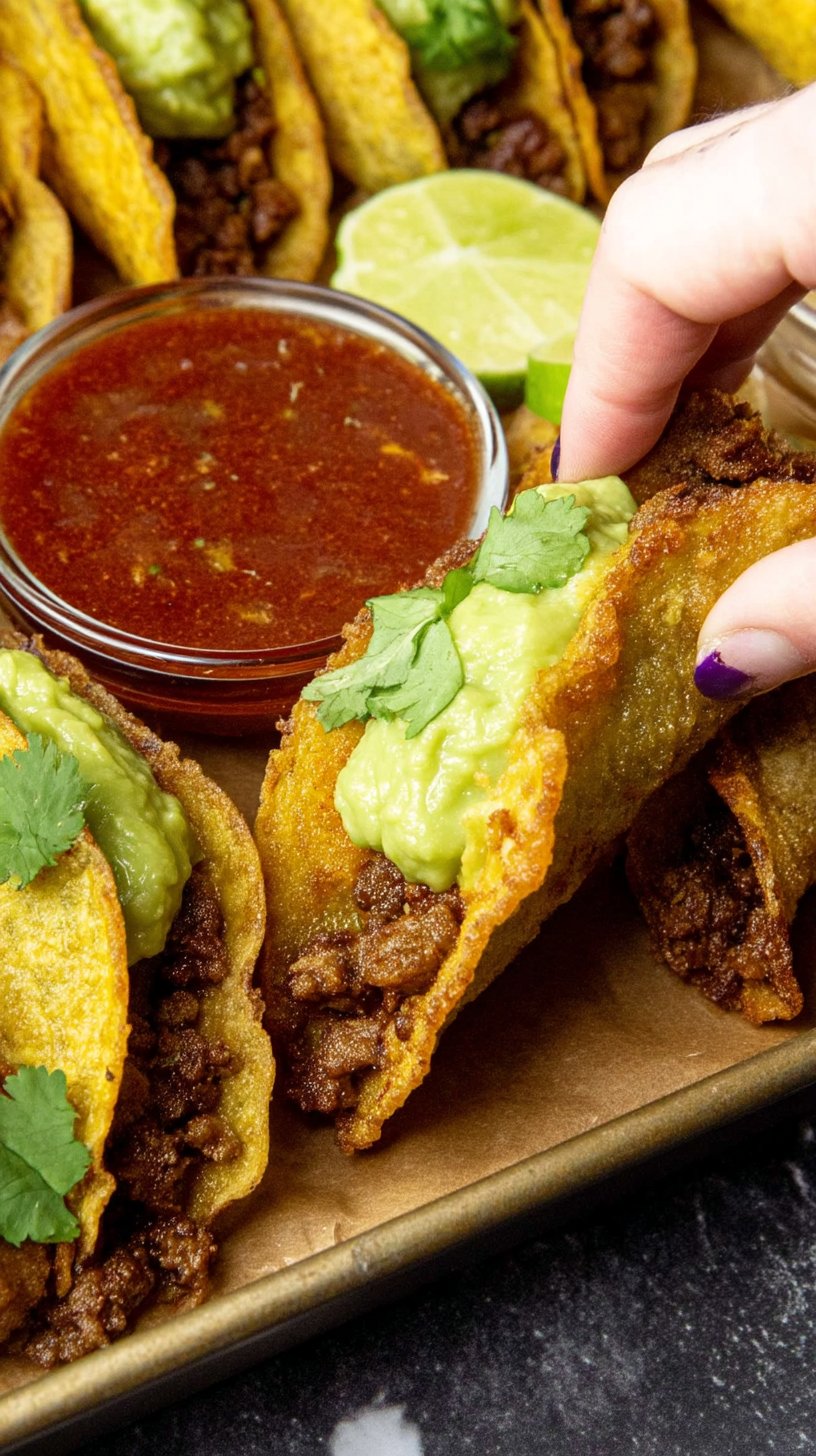 Crispy Ground Beef Tacos
