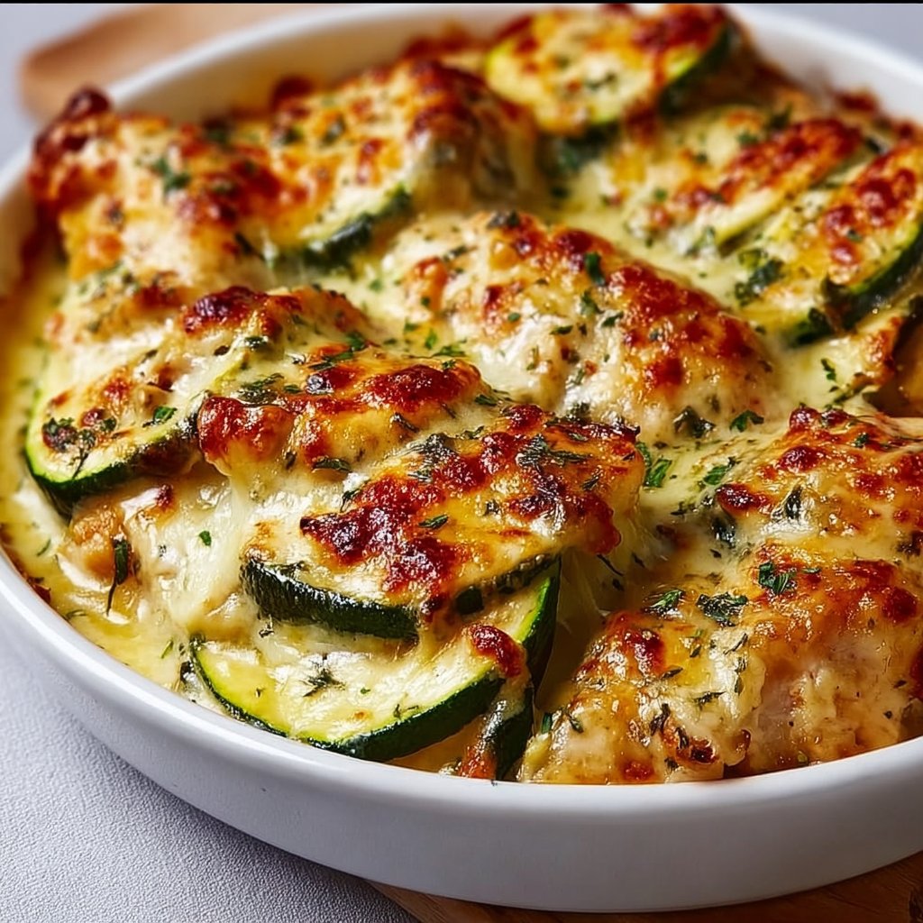 Family-Friendly Chicken Zucchini Bake