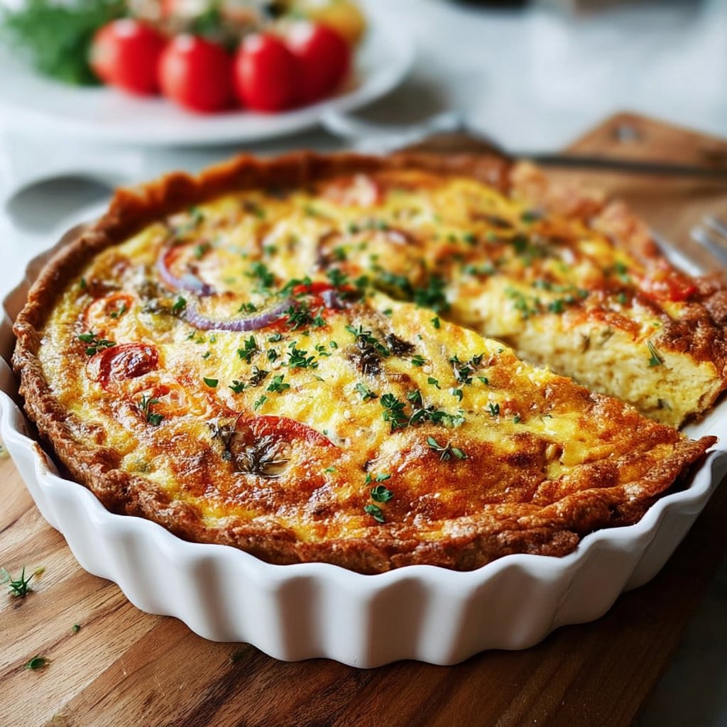Crustless Quiche