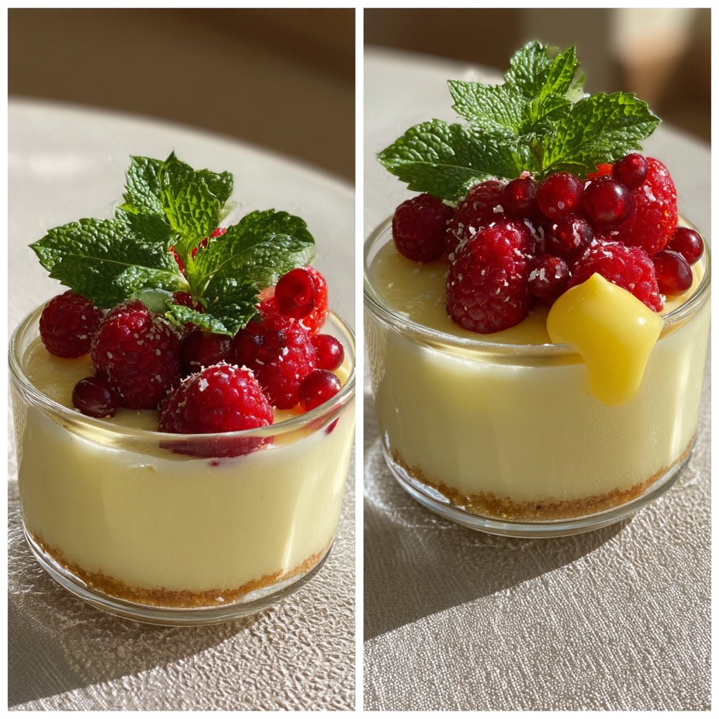 No-Bake Lemon Posset Dessert Cups