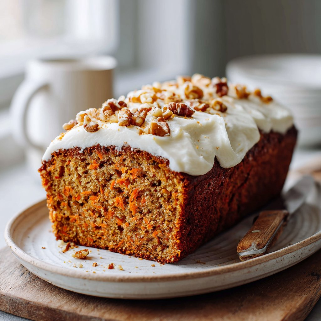 Simple Carrot Cake Loaf Bread Recipe - Quick & Easy