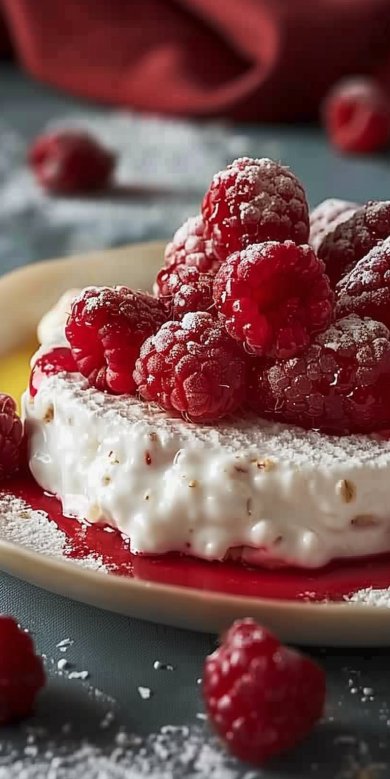 Dessert Protéiné Fromage Blanc Framboises