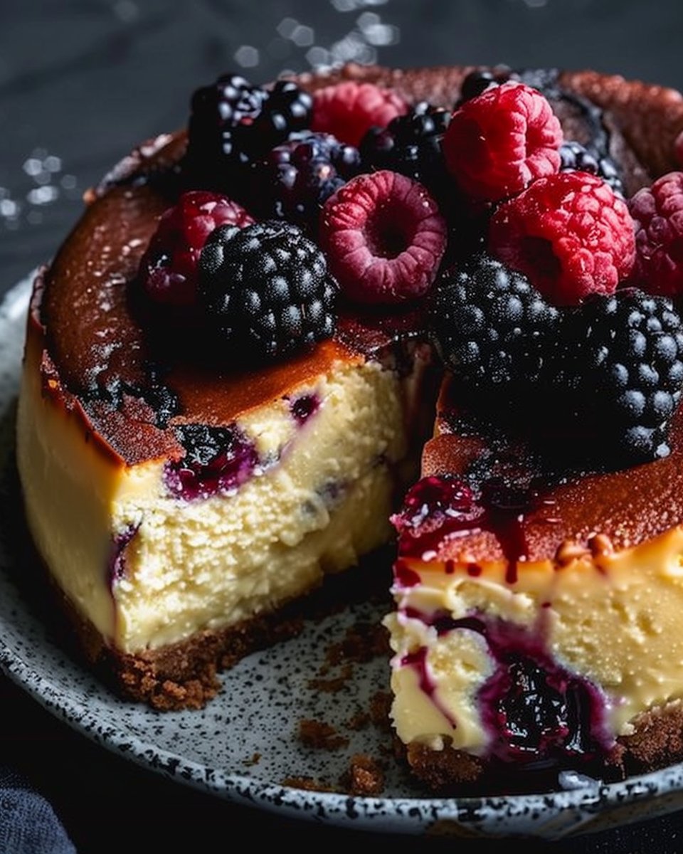Citrus Berry Burnt Cheesecake: A Luscious Twist on a Classic Favorite 2 Citrus Berry Burnt Cheesecake: A Luscious Twist on a Classic Favorite