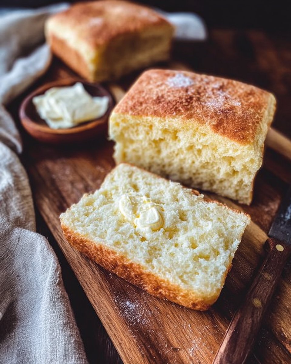 Easy 30 Minute Rise English Muffin Bread