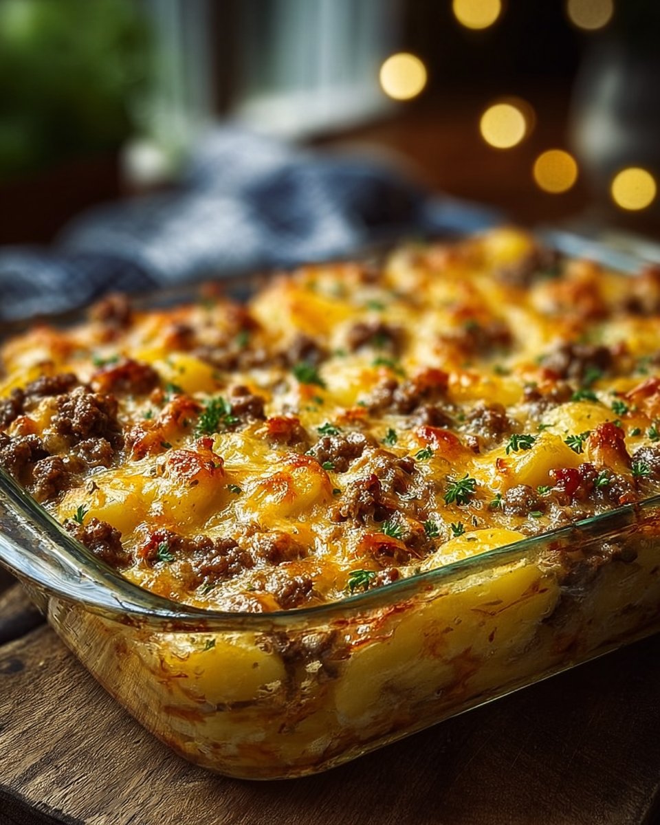 Hamburger Potato Casserole 2 Hamburger Potato Casserole