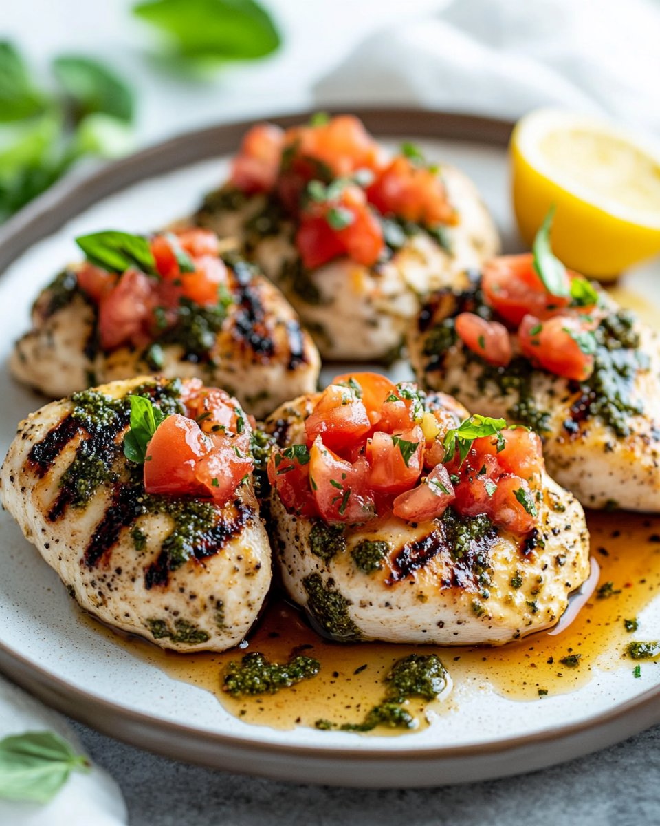 Pesto Bruschetta Chicken