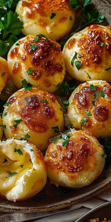 Bombes au Fromage et à l’Ail : la recette apéritif irrésistible et facile