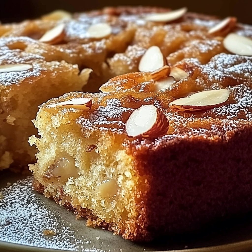 Pear Almond Tea Cake