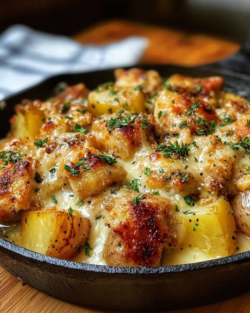 Garlic Parmesan Chicken and Potatoes