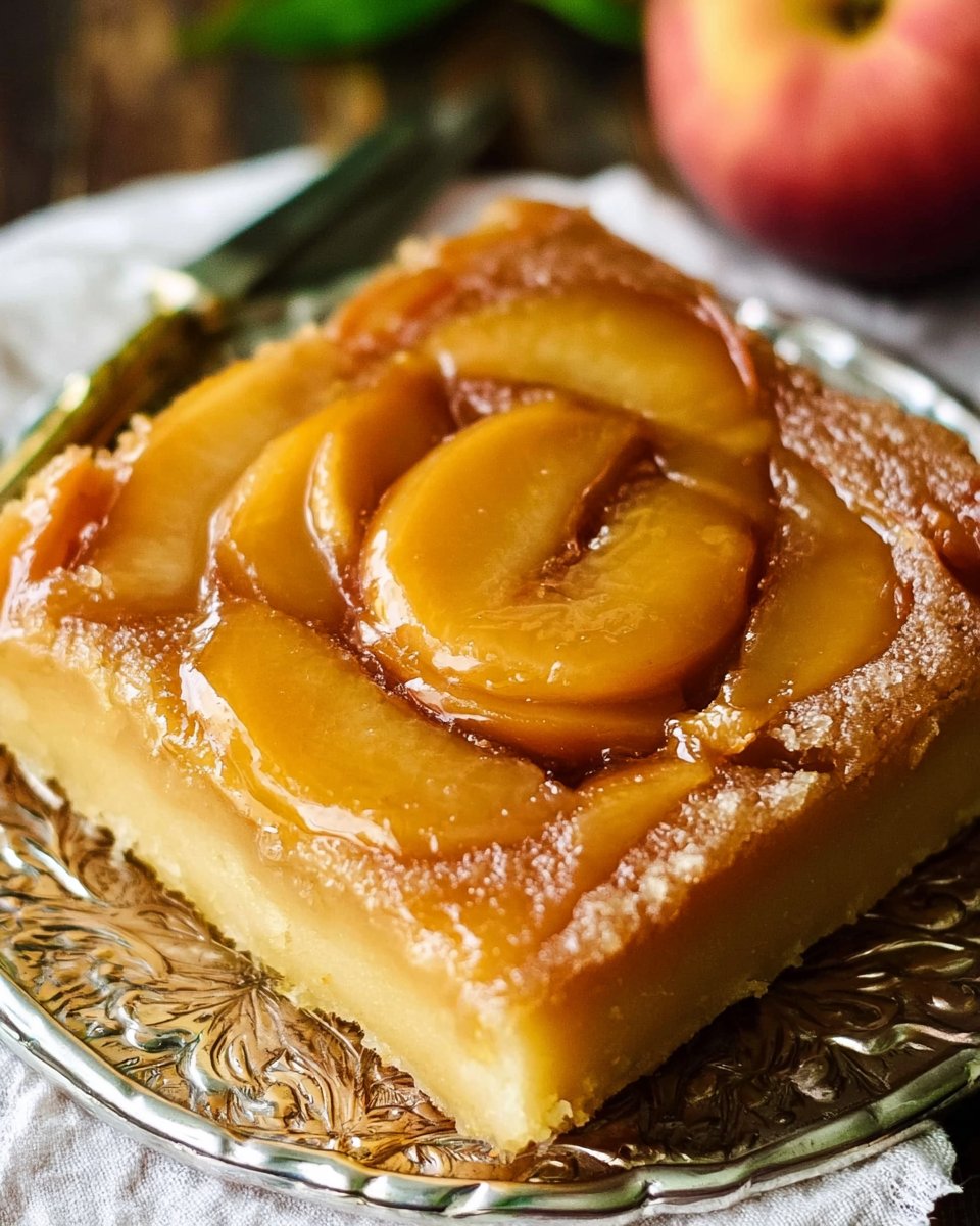 Brown Sugar Peach Cake Recipe