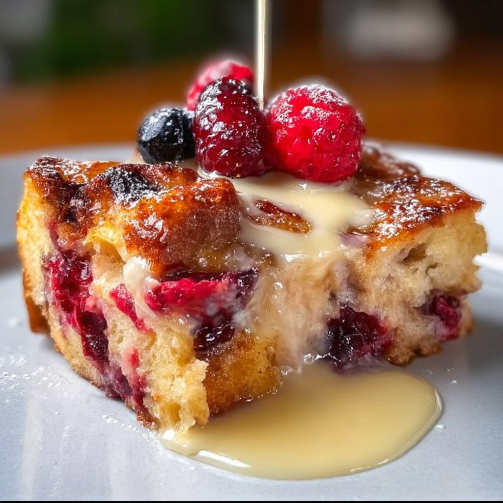Very Berry Bread Pudding