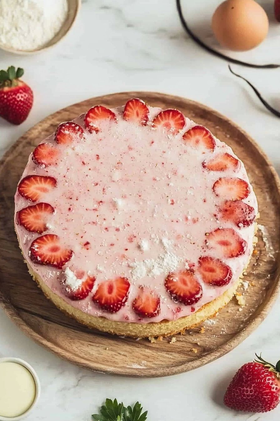 Erdbeerkuchen