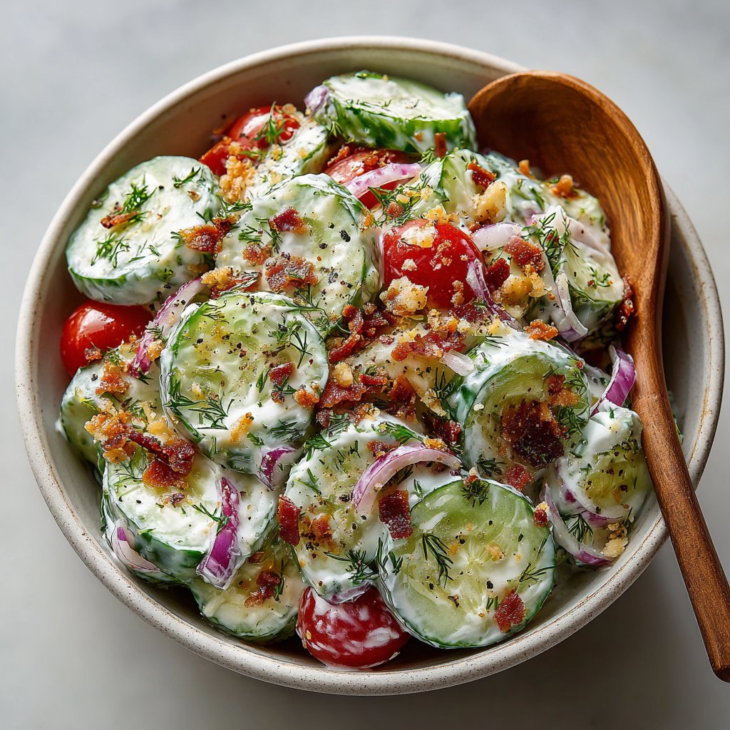 Cucumber Ranch Crack Salad: Creamy, Crunchy Delight!