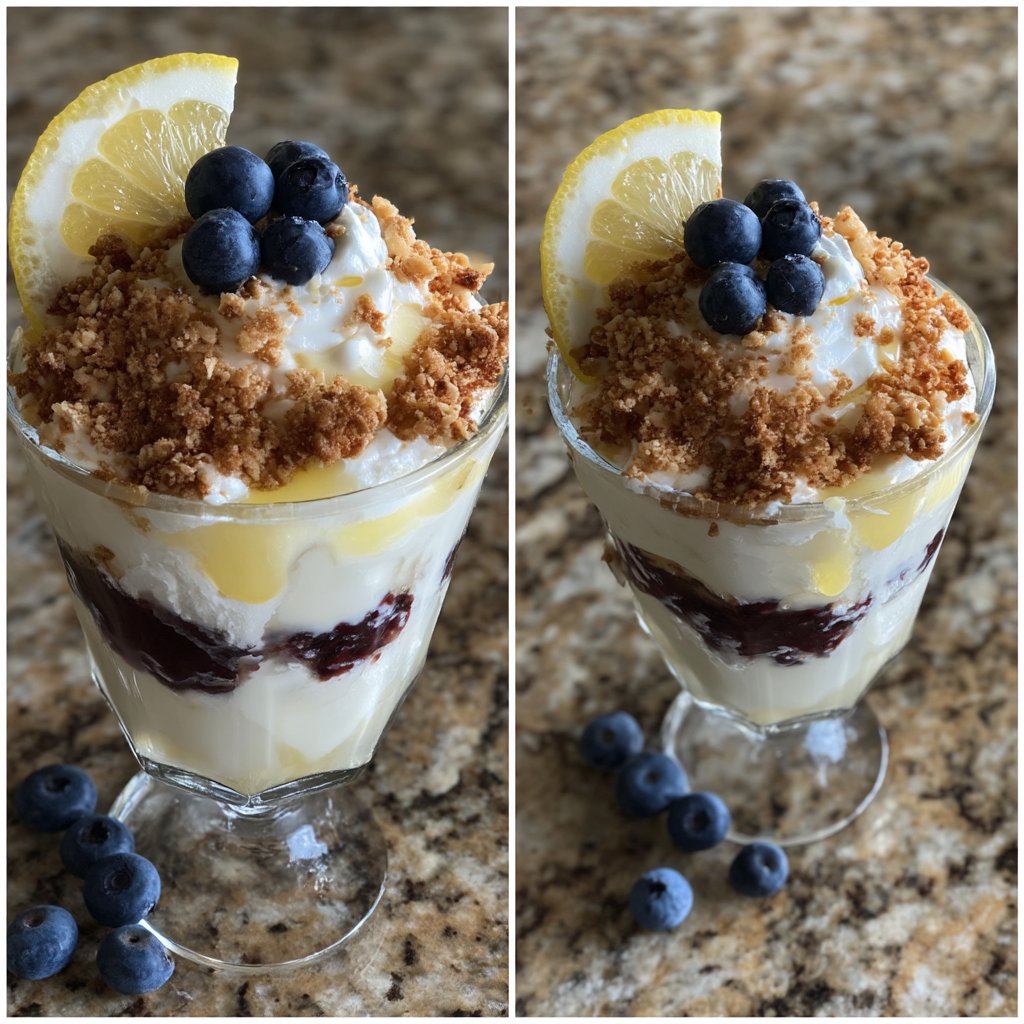 Blueberry Lemon Ricotta Parfaits