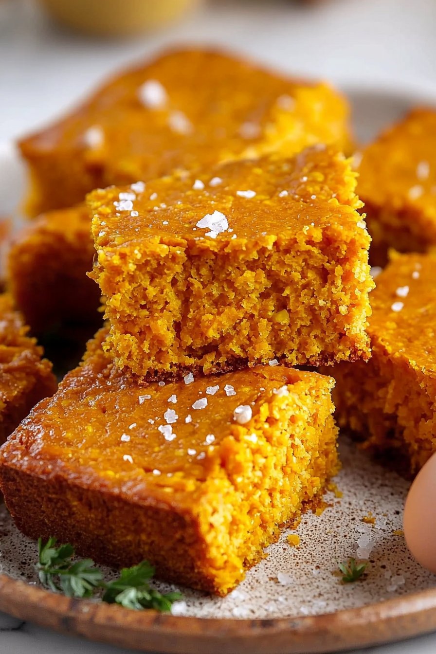 Moist & Fluffy Sweet Potato Cornbread