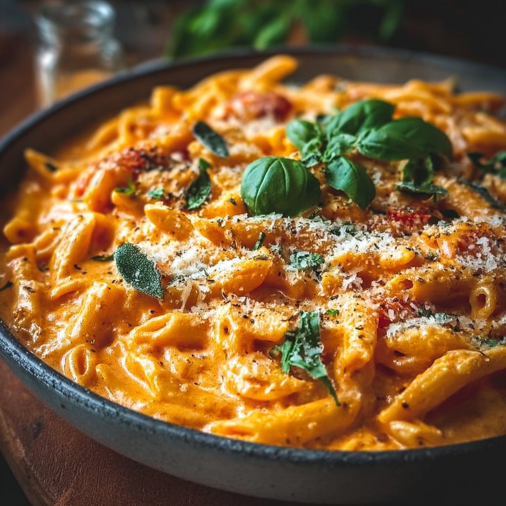 One Pan Creamy Tomato Pasta