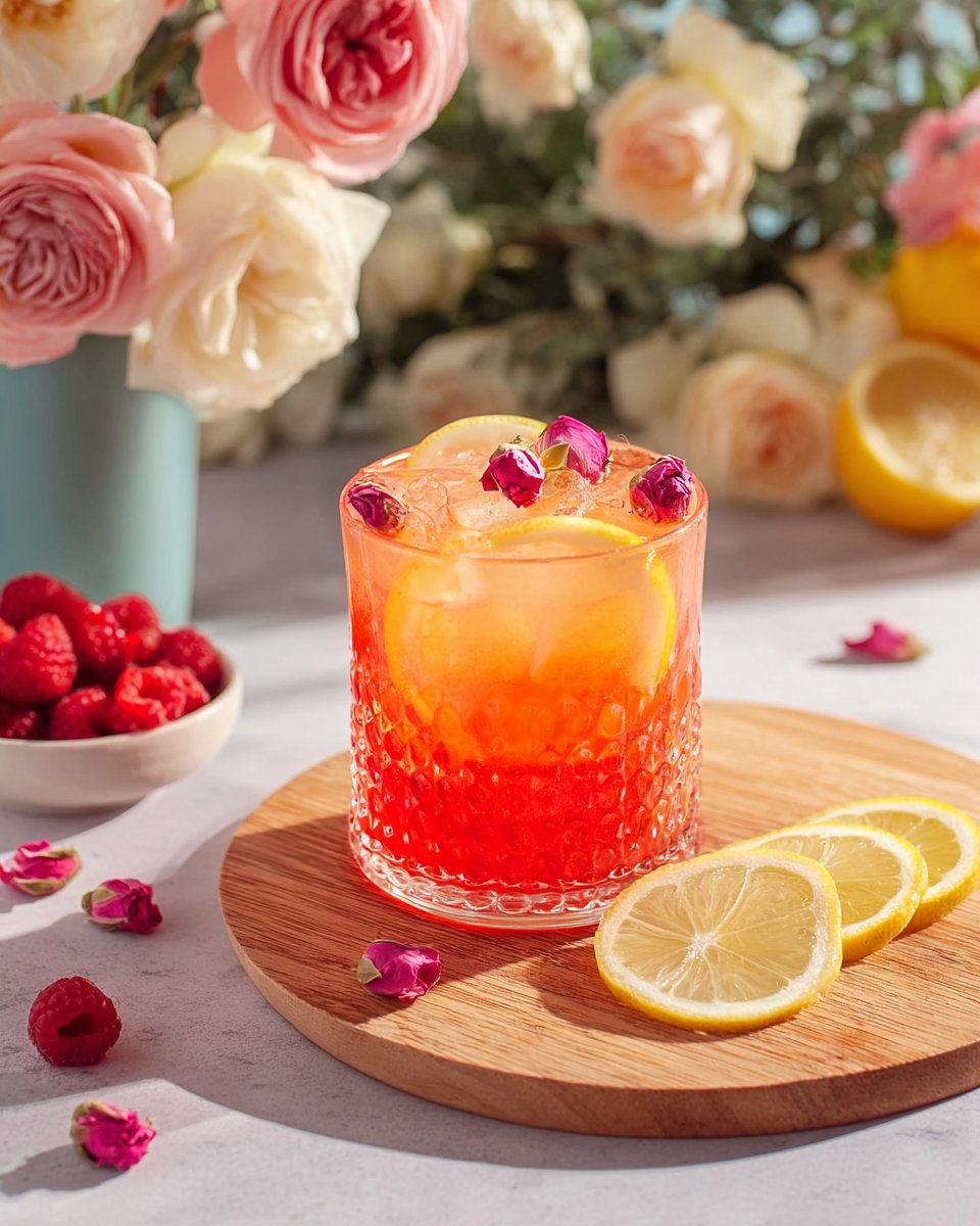 Raspberry Rose Mocktail
