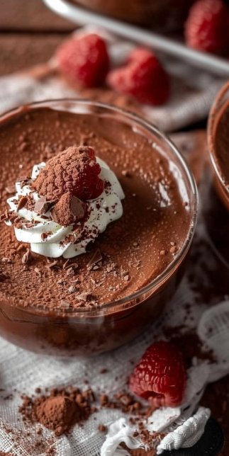 Mousse au chocolat sans oeuf