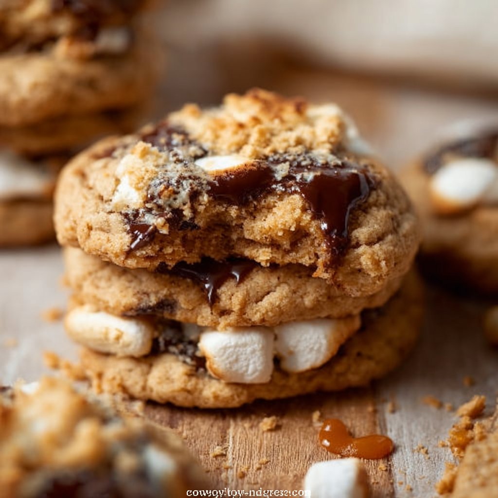 Vegan S'mores Cookies