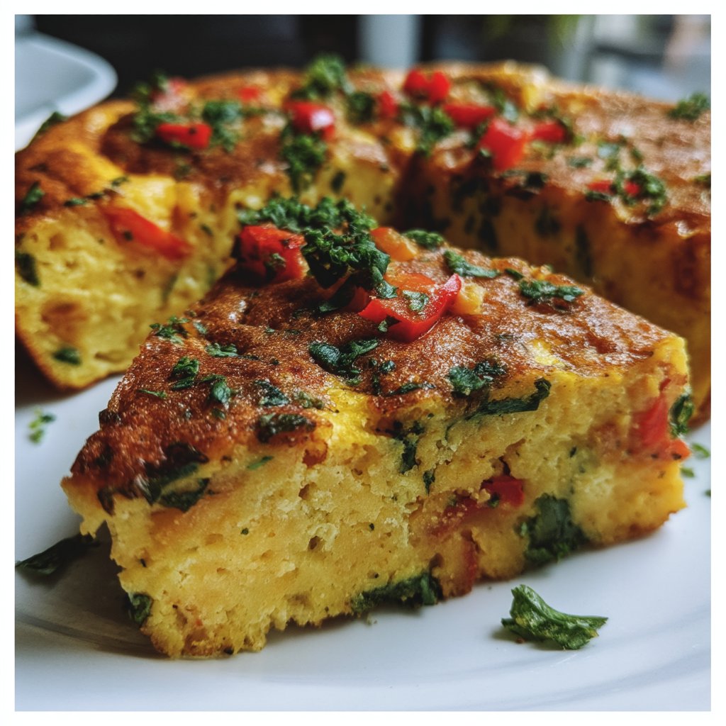 Chickpea Flour Frittata (Vegan Omelet)