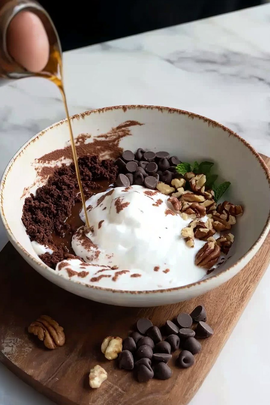 Brownie Batter Yogurt Bowl