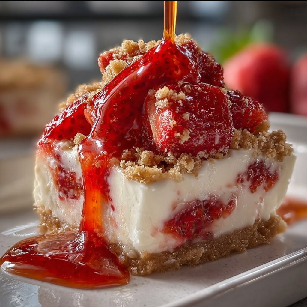 Strawberry Crunch Cheesecake Chunks