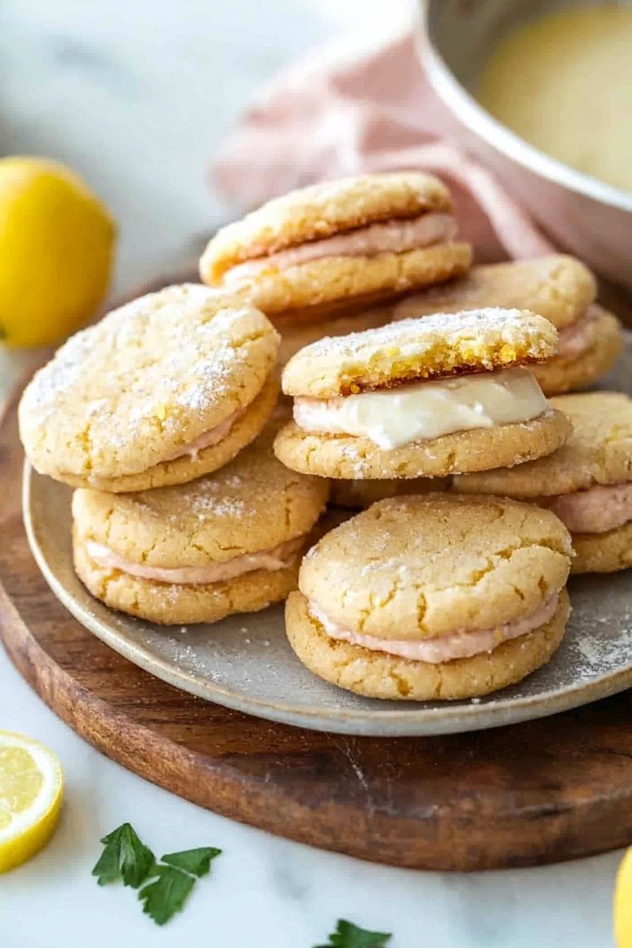 Lemon Sandwich Cookies