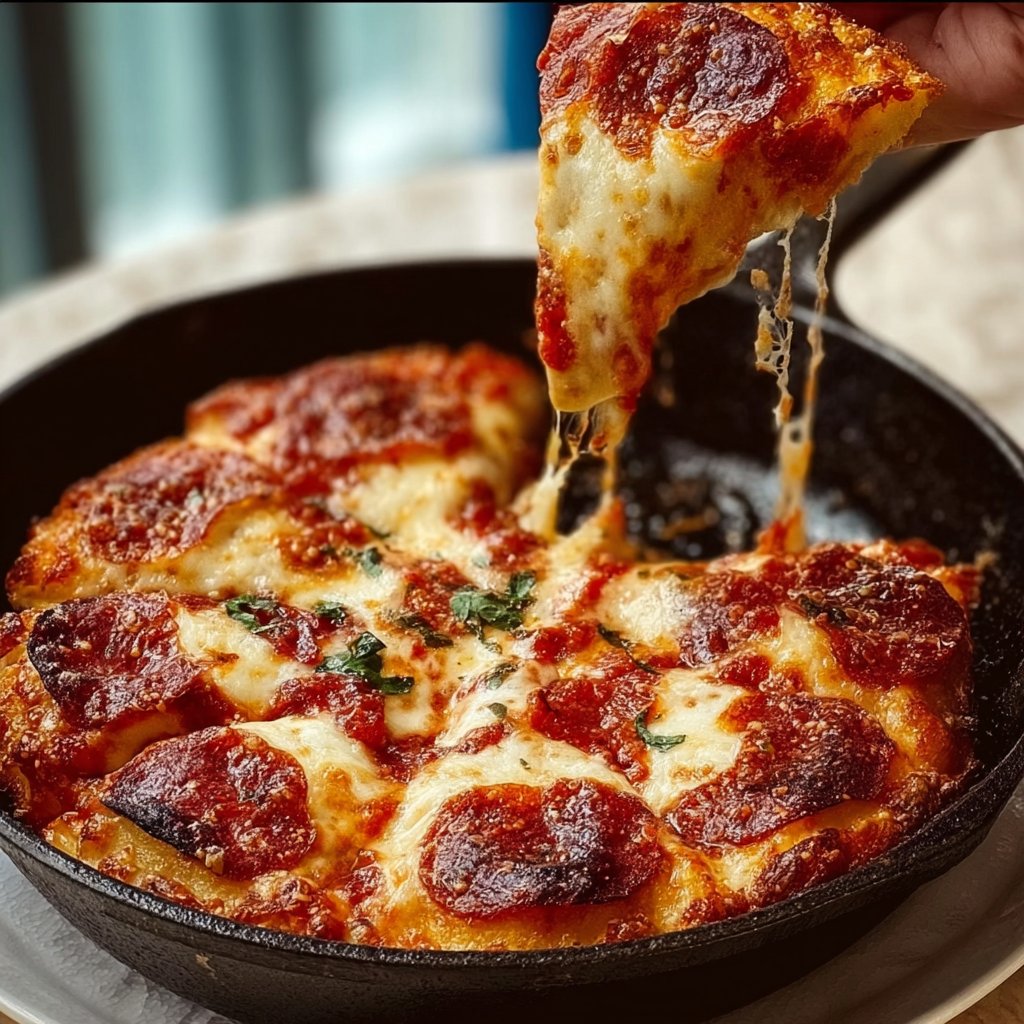 Cast Iron Skillet Pizza