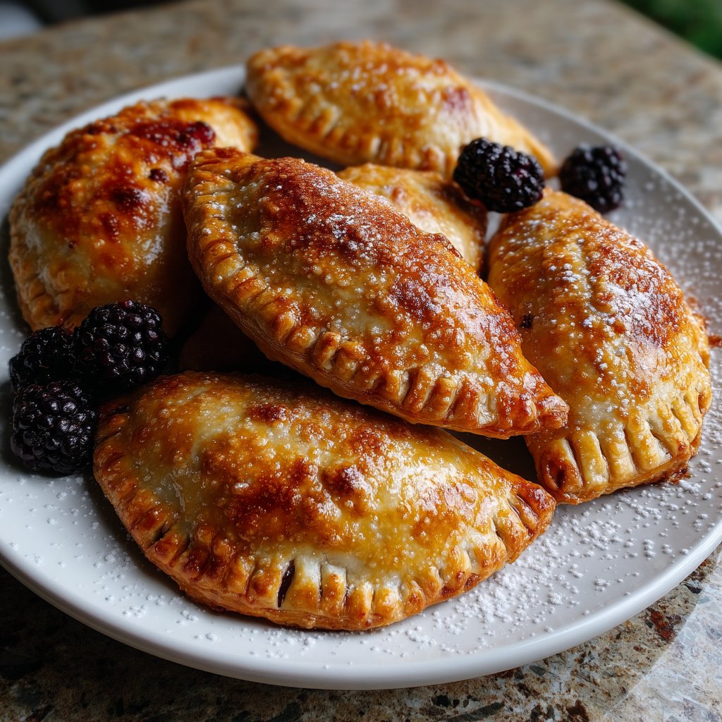 Blackberry Mascarpone Hand Pies