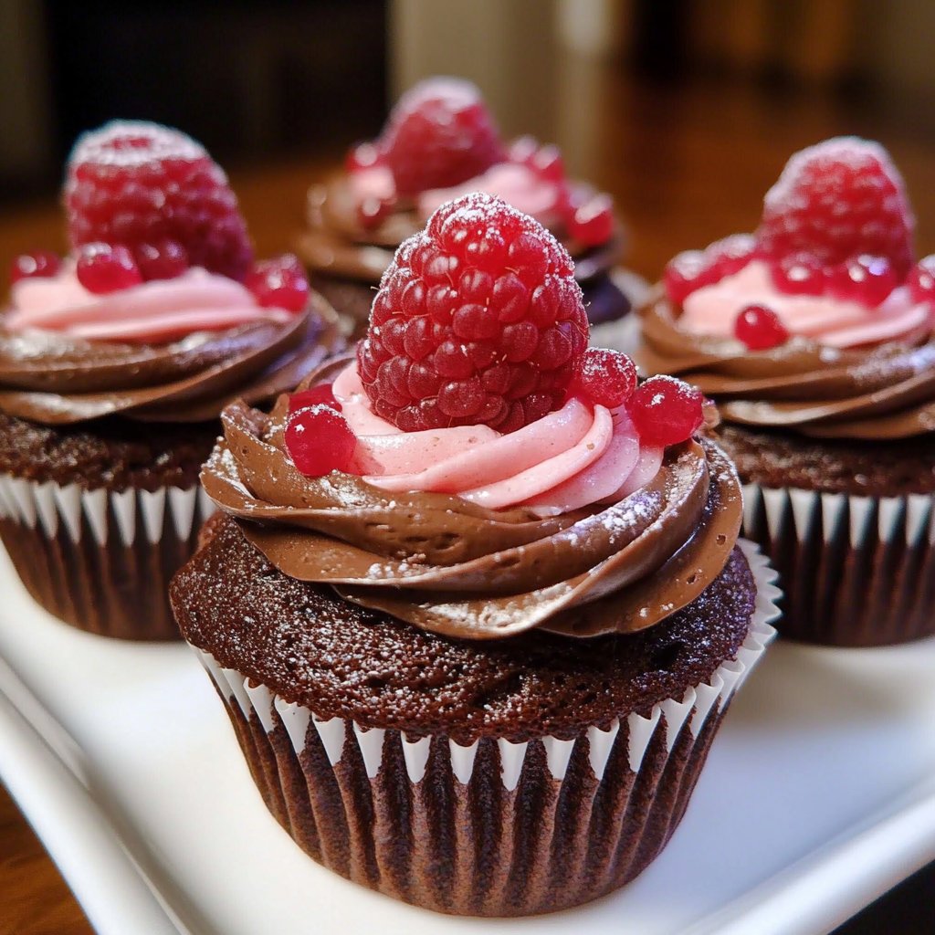 Raspberry Filled Chocolate Cupcakes: A Sweet Surprise! 5 Raspberry Filled Chocolate Cupcakes: A Sweet Surprise!