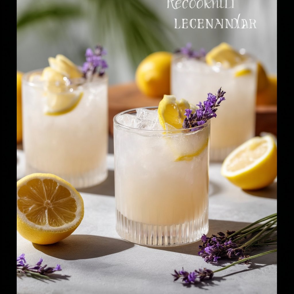 Coconut Lavender Lemonade Mocktail