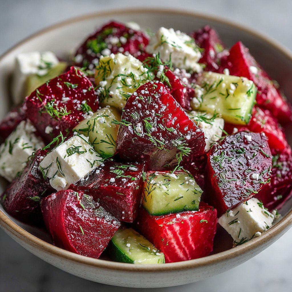 Irresistible Beet Feta Salad
